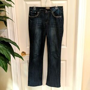 Earl Jeans Women's Dark Wash Straight Leg Jeans Size 10